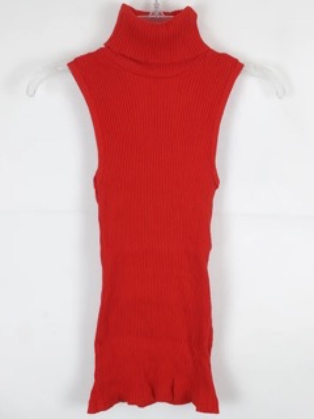 Vintage Arizona Sleeveless Ribbed Blouse Top Womens M Casual Minimalist Preppy